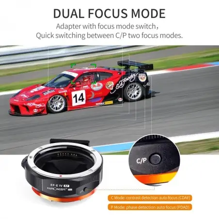 KampF Concept Canon EFEFS Lens to Sony E Mount Camera Autofocus KF06466
