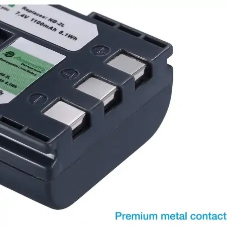 Powerextra CNNB2L Μπαταρία συμβατή με Canon NB2L 1100mAh Liion