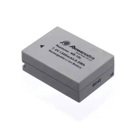 Powerextra CNNB10L Μπαταρία συμβατή με Canon NB10L 1300mAh Liion