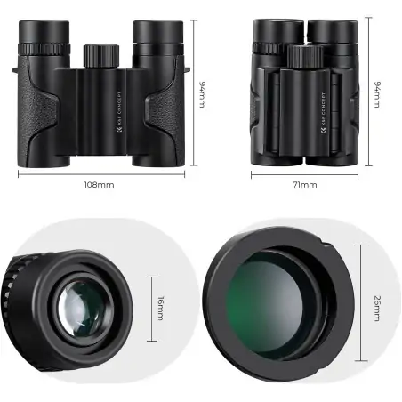 KampF Concept KF33069 8X21 Waterproof Binoculars with BAK4 prism