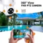 KF Concept KF500006AEU WiFi Security Camera 2K 2304x1296 3MP Wateproof IP66 Motion Detection