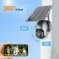 KF Concept KF500009AEU 4G LTE Security Camera 2K Wateproof IP66 Motion Detection PIR 10400mAh Built in Battery
