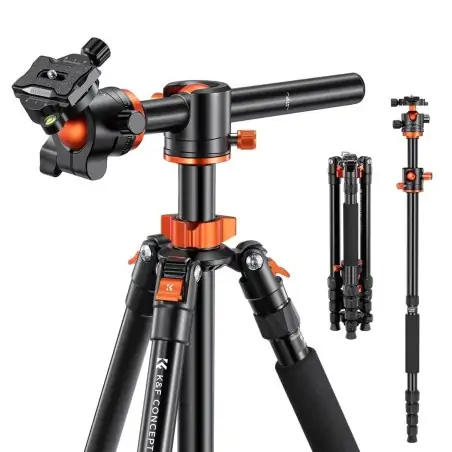 KampF Concept T255A4BH28L Camera Aluminum Tripod with Ball Head amp Detachable Monopod KF09085V7