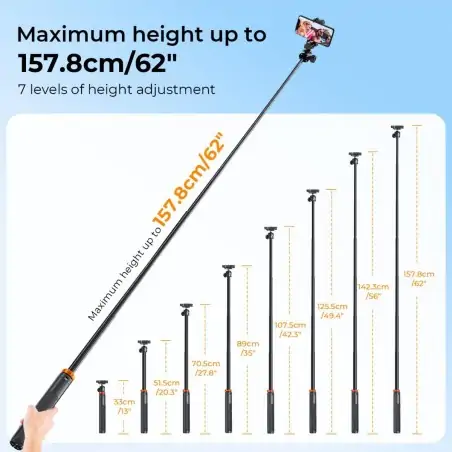 KampF Concept MS08 Tripod For Cameras Action Cameras Phone with Bluetooth Remote Control KF09127
