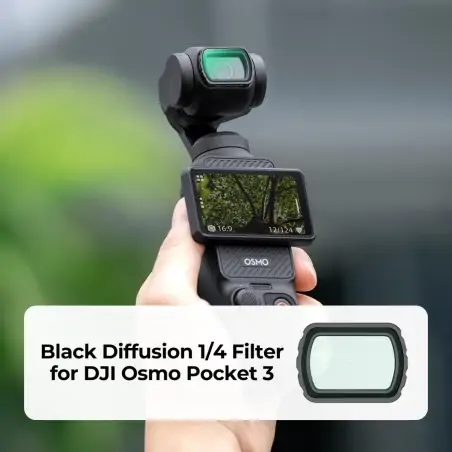 KampF Concept KF012533 Magnetic Black Diffusion 14 Filter for DJI Osmo Pocket 3
