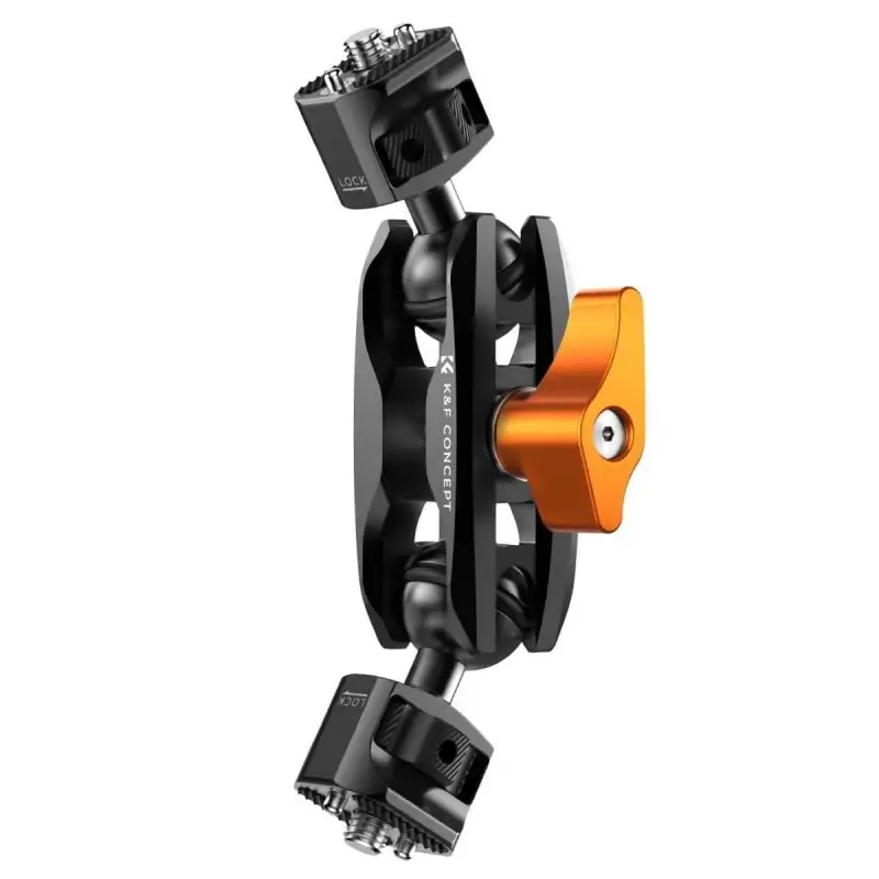 KampF Concept MS14 Magic Arm with Double Ballheads 14 Screw KF31082