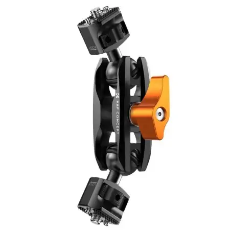 KampF Concept MS14 Magic Arm with Double Ballheads 14 Screw KF31082