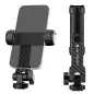 KampF Concept MS12 Phone Clamp With Two Cold Shoe Mount KF31084