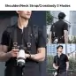 KampF Concept KF13115V1 Camera Neck Strap with Quick Release BlackGrey
