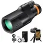 KampF Concept KF33086 12x50 BAK4 HD Waterproof Monocular with Smartphone Holder amp Tripod