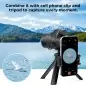 KampF Concept KF33086 12x50 BAK4 HD Waterproof Monocular with Smartphone Holder amp Tripod
