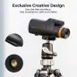 KampF Concept KF33086 12x50 BAK4 HD Waterproof Monocular with Smartphone Holder amp Tripod