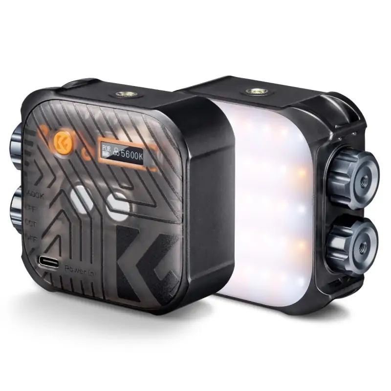 KampF Concept LS01 Portable BiColor 2500K9900K LED Light Black KF34035 KampF Concept LS01 Portable BiColor 2500K9900K LED Light Black KF34035