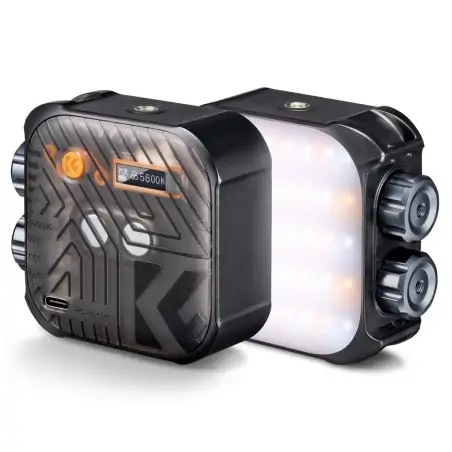 KampF Concept LS01 Portable BiColor 2500K9900K LED Light Black KF34035