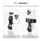 KampF Concept KF31094 Phone Metal Clamp With Tripod Mount and Double Cold Shoe KampF Concept KF31094 Phone Metal Clamp With Tripod Mount and Double Cold Shoe