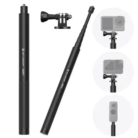 KampF Concept MS07 Invisible Selfie Stick 153cm Compatible with Insta360 GoPro DJI Action KF09132