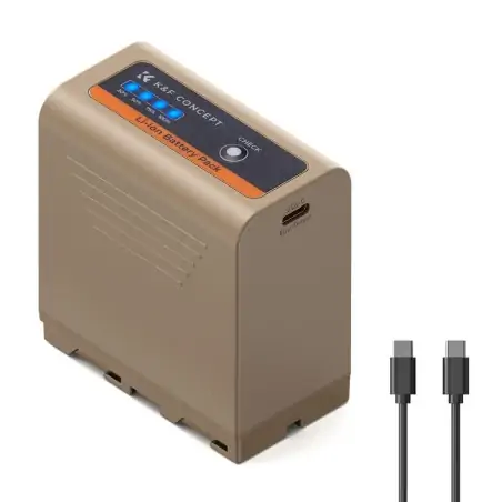 KampF Concept NPF970 10500mAh Battery With TypeC Fast Charging and USBA Compatible with Sony KF280036
