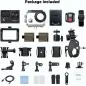 Akaso Brave 4 4K30fps 20MP WiFi Action Camera Υποβρύχια με Θήκη με WiFi Οθόνη 2 EIS Remote Control 5xZoom 2 Μπαταρίες και Αξεσουάρ