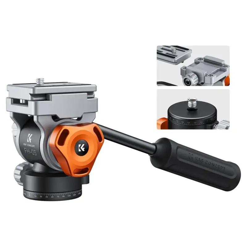 KampF Concept FH03 Video Fluid Tripod Head KF31087