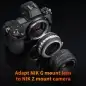 KampF Concept Nikon F Mount Lens to Nikon Z Camera Mount Adapter KF06369 KampF Concept Nikon F Mount Lens to Nikon Z Camera Mount Adapter KF06369