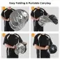 KampF Concept 5in1 Reflector Disc With Grips  GoldSilverBlackWhiteTranslucent 60cm KF180004