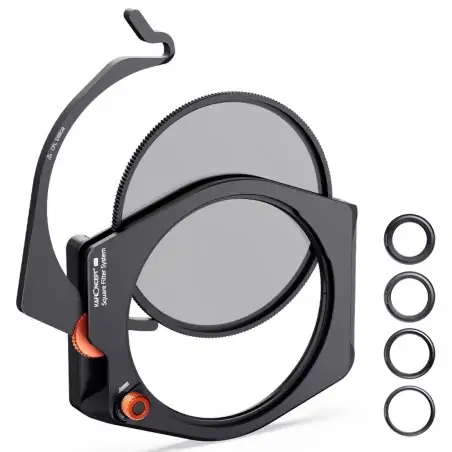 KampF Concept Square Filter Holder System X Pro Kit Filter Holder95mm Circular Polarizer67727782mm Filter Adapter Rings for Camera LensSKU1811
