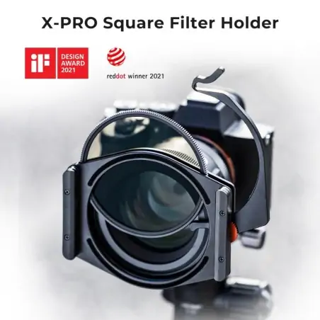 KampF Concept Square Filter Holder System X Pro Kit Filter Holder95mm Circular Polarizer67727782mm Filter Adapter Rings for Camera LensSKU1811