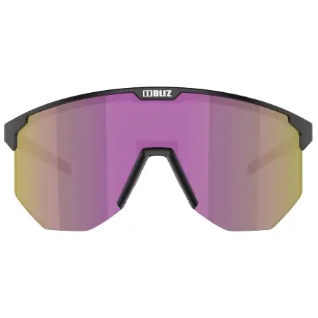 Bliz Hero Small Matt Black - Brown Purple Mirror