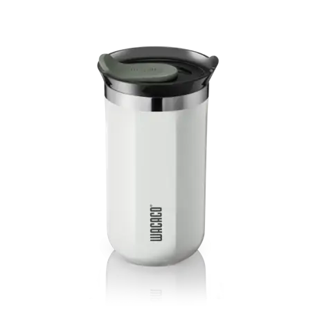 Wacaco Octaroma Lungo Travel Mug 300ml Ceramic White