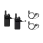 Retevis B63S Ultra-Slim PMR446 + 2x G-Hook earpiece C9239A Retevis B63S Ultra-Slim PMR446 + 2x G-Hook earpiece C9239A