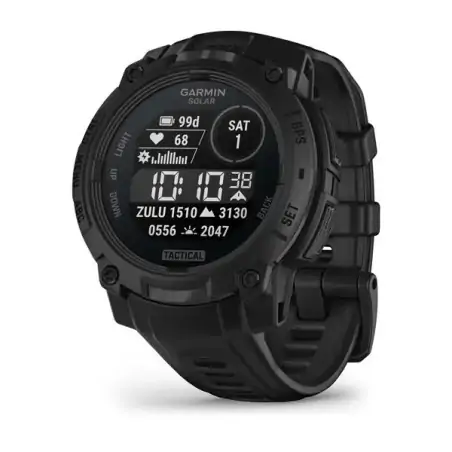 Garmin Instinct 3 Solar 50mm Tactical Black - 24 Άτοκες δόσεις