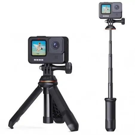 KampF Concept MS10 Selfie Stick Tripod 335cm Compatible with Akaso Insta360 GoPro DJI Action Camera KF09133V3
