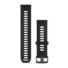 Garmin Forerunner Watch Bands (22 mm) Black/Translucent Whitestone with Slate Hardware