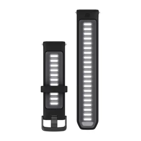 Garmin Forerunner Watch Bands (22 mm) Black/Translucent Whitestone with Slate Hardware