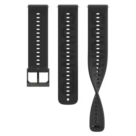 Suunto 22mm Athletic 6 Silicone Strap All Black S-M