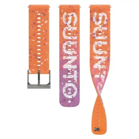 Suunto 22mm Athletic 6 Silicone Strap Power Orange S-M