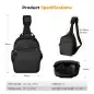 KampF Concept Urban Wander 08 Camera Sling Bag Black KF13171