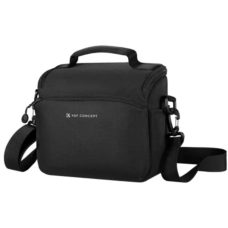 KampF Concept Urban Wander 05 Camera Shoulder Bag Small Black KF13179