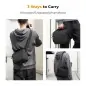 KampF Concept Urban Wander 05 Camera Shoulder Bag Small Black KF13179