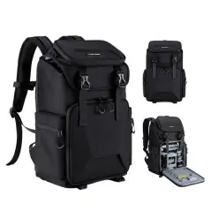 KampF Concept Nature Wander 03 Camera Backpack Bag 25L Black KF13098V2