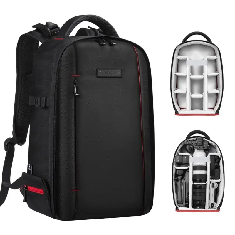 KampF Concept Nature Wander 05 Camera Backpack 18L Black KF13151