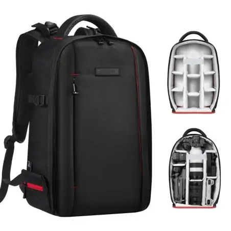 KampF Concept Nature Wander 05 Camera Backpack 18L Black KF13151