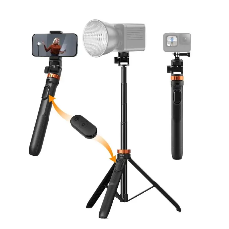 KampF Concept MS24 Selfie Stick Τρίποδο με Tηλεχειριστήριο KF09143