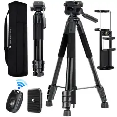 KampF Concept S254A3BV01 Φωτογραφικό Τρίποδο με Tηλεχειριστήριο KF09154