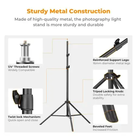 KampF Concept KF34043 Light Stand 280cm