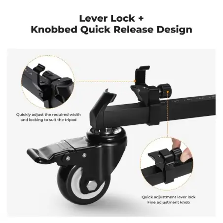 KampF Concept MS30 Quick Release Tripod Dolly KF31118