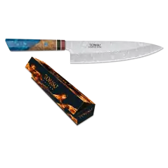 Tokisu Gyoto Knife Damascus 21.5 cm