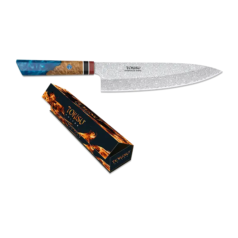 Tokisu Gyoto Knife Damascus 21.5 cm Tokisu Gyoto Knife Damascus 21.5 cm