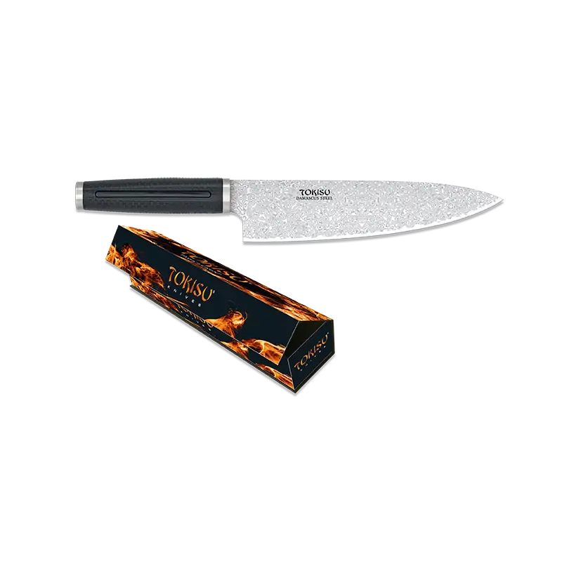 Tokisu Gyuto Knife Damascus 21.5 cm
