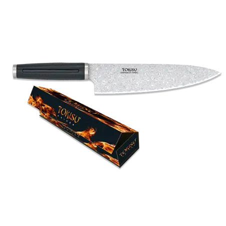 Tokisu Gyuto Knife Damascus 21.5 cm